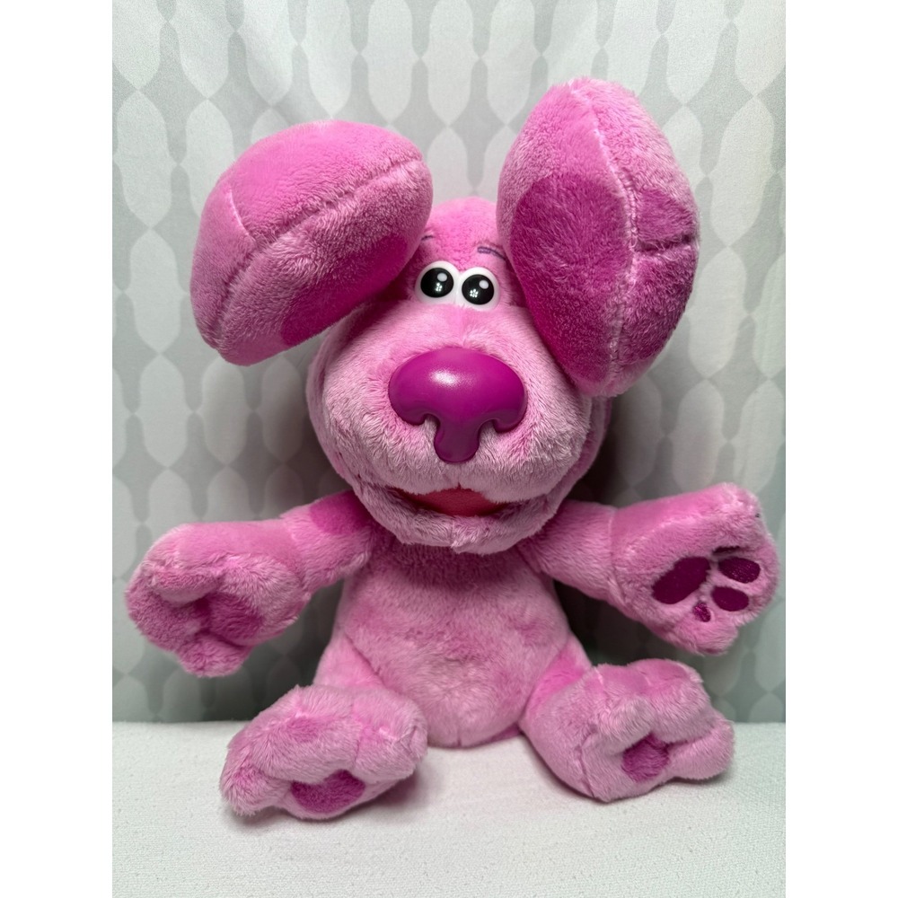 Blues Clues Pink Plush Dog Talking Interactive Light Up Toy Animated - Picture 2 of 11